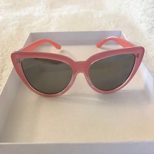 Quay Pink Cat Eye Sunglasses